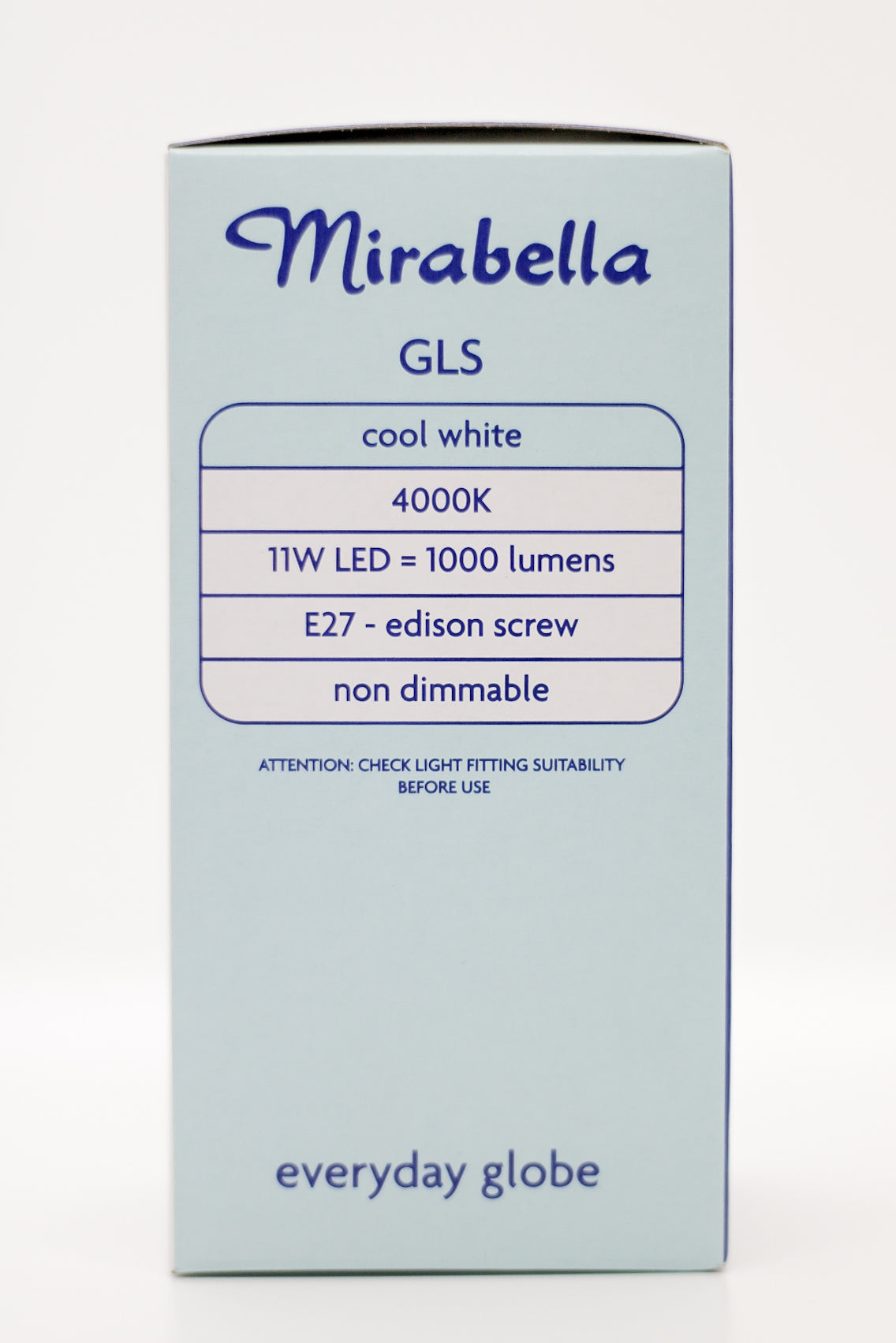 Mirabella LED Globe ES 11W Cool White