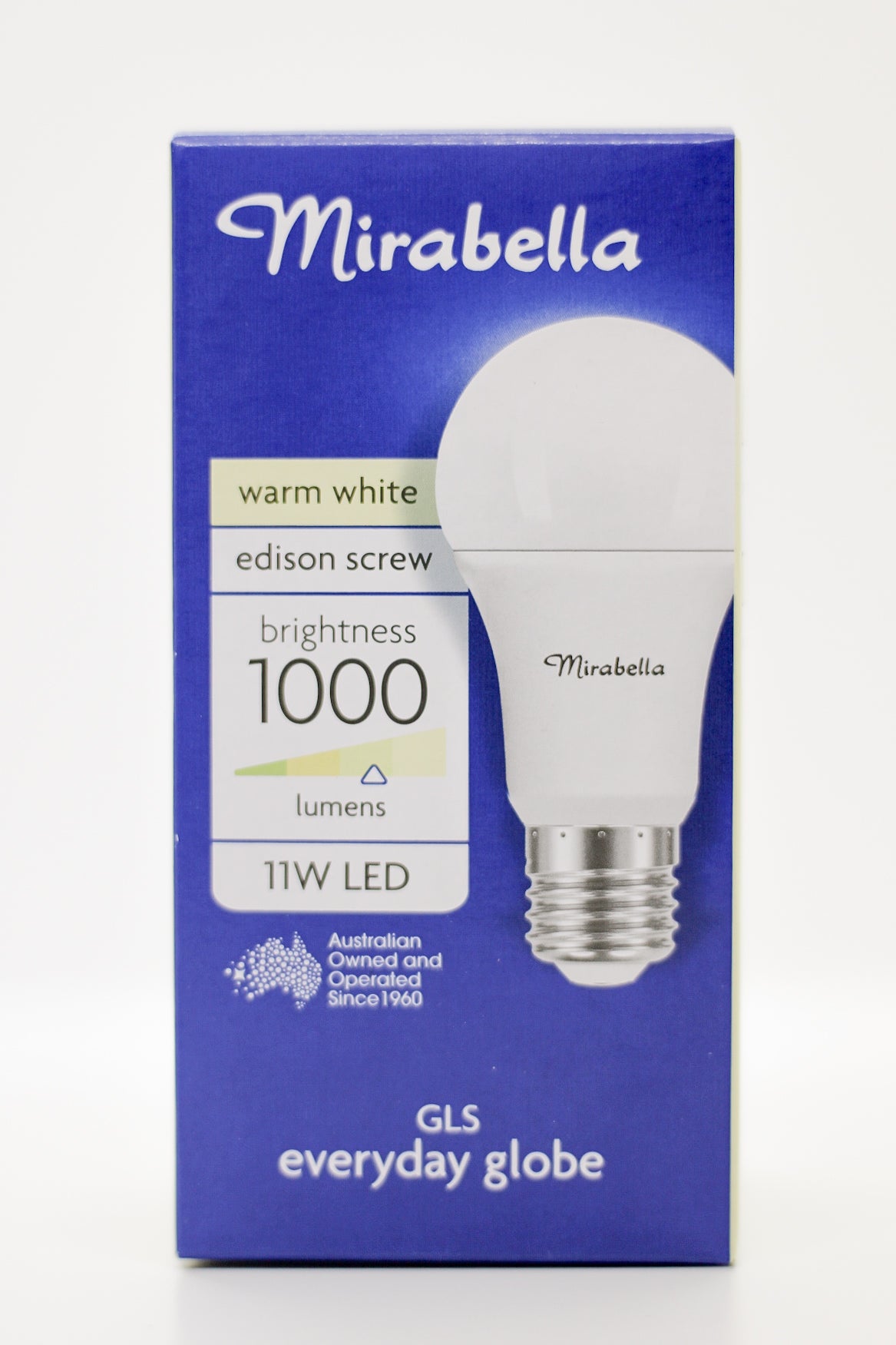 Mirabella LED Globe WS PRL 11W Warm White