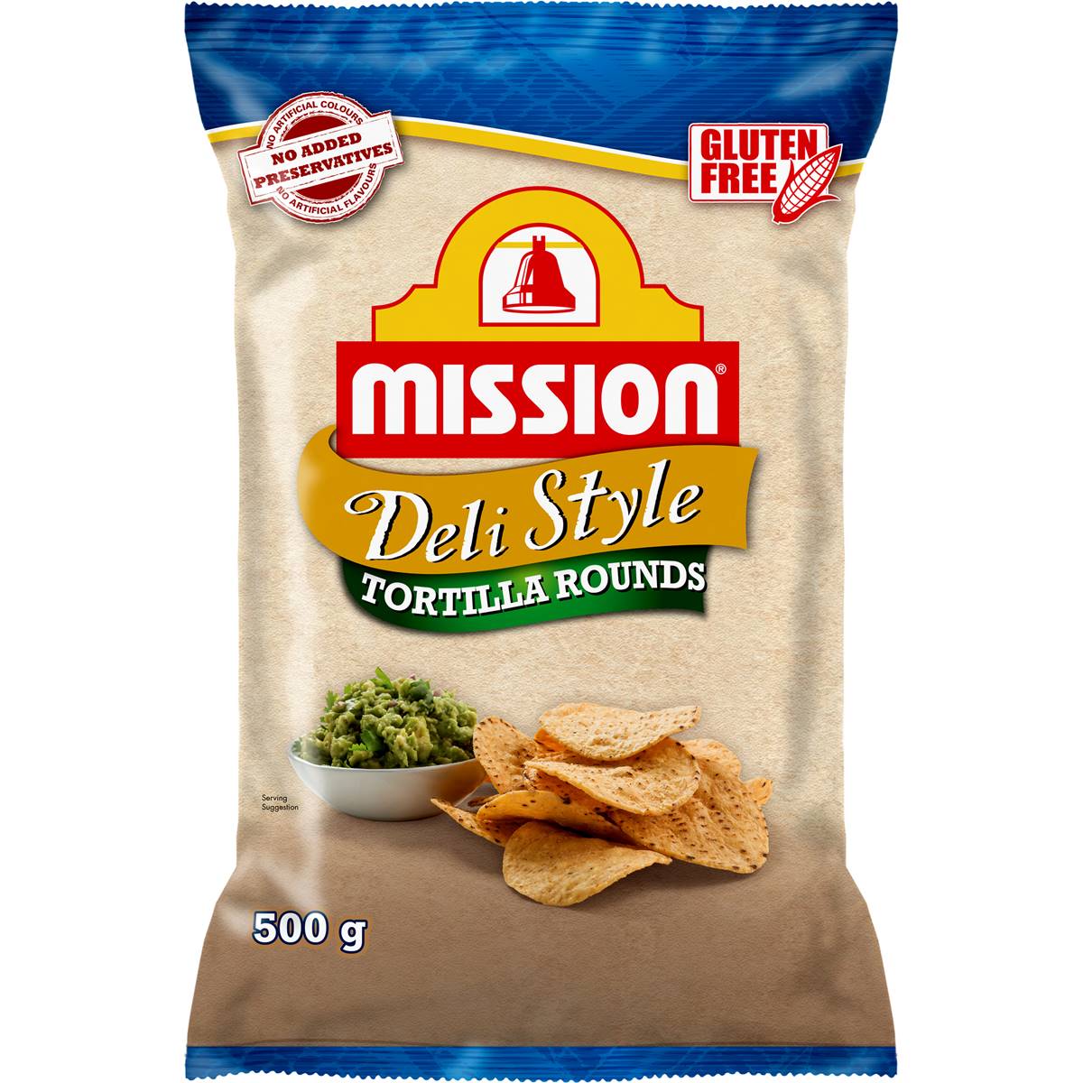 Mission Deli Style Tortilla Rounds 500g
