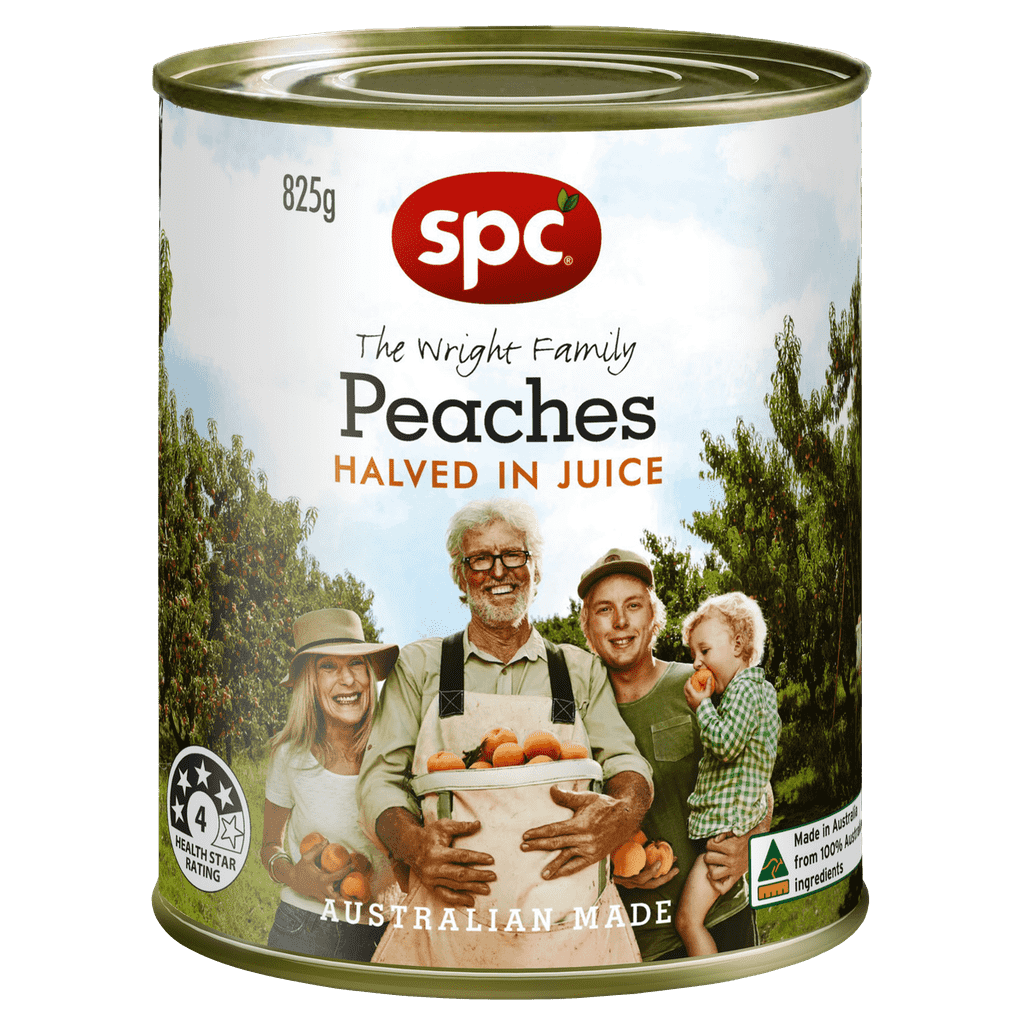 SPC Peaches Halved In Juice 825g
