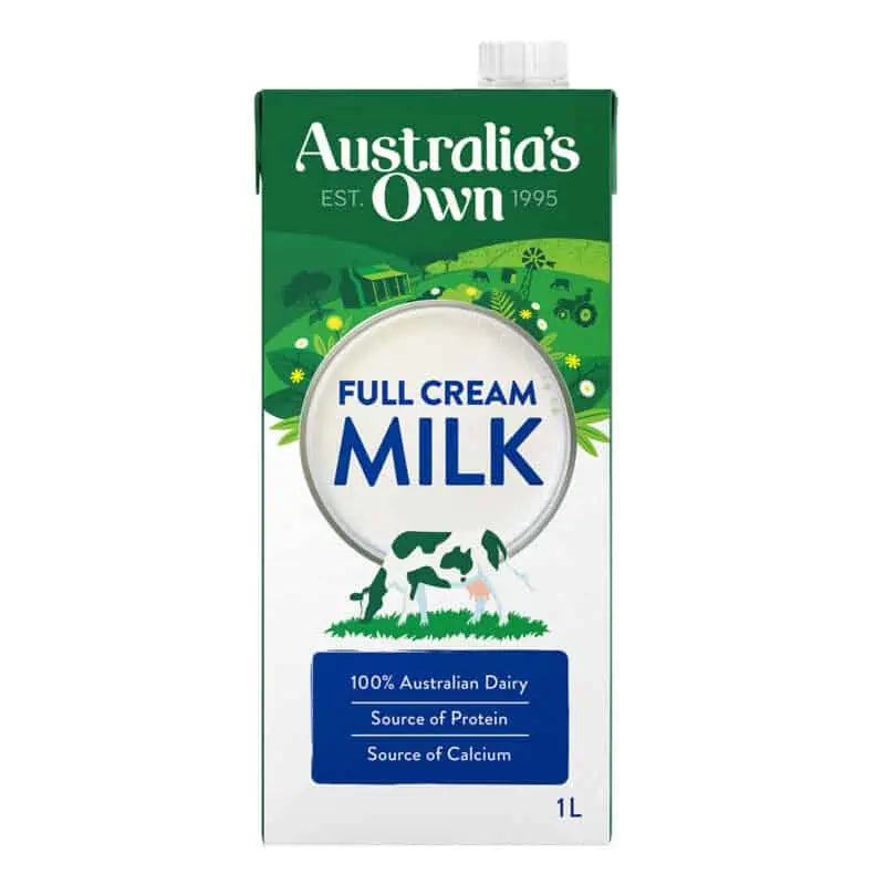 Australias Own Long Life Milk Full Cream 1L
