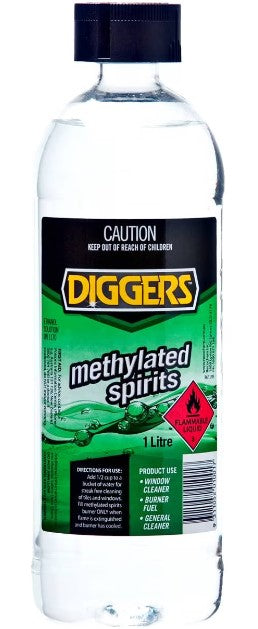 Diggers Methylated Spirits 1L
