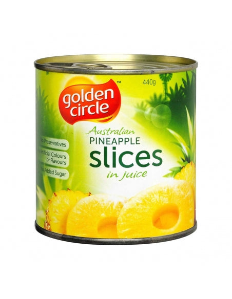Golden Circle Pineapple Slices in Natural Juice 440g