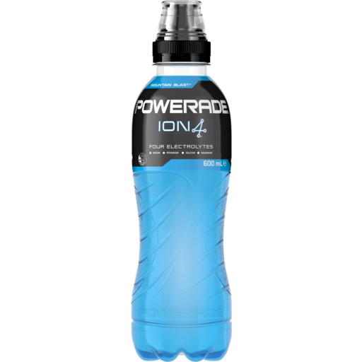 Powerade Ion4 Mountain Blast Sports Drink Sipper Cap 600ml