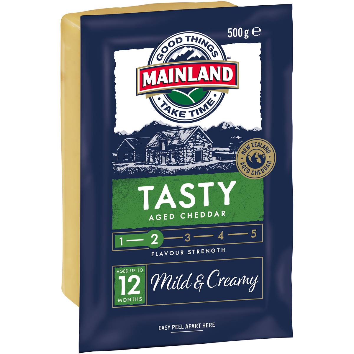 Mainland Tasty Cheddar Cheese Block 500g