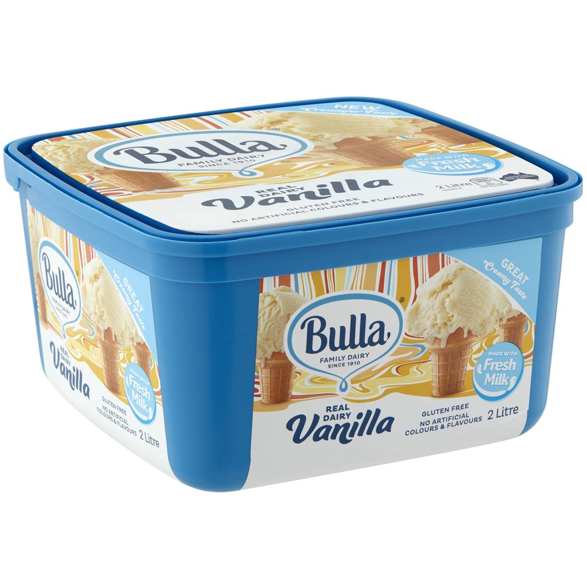 Bulla Real Dairy Vanilla Ice Cream 2L
