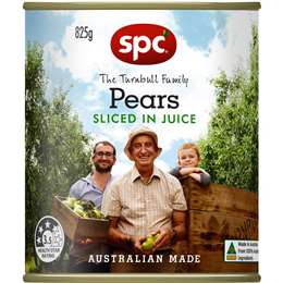 SPC Pear Slices in Juice 825g