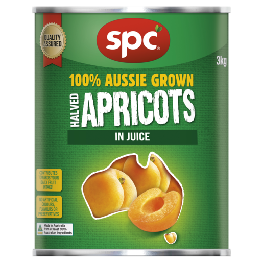 SPC Apricot Halves in juice 825g