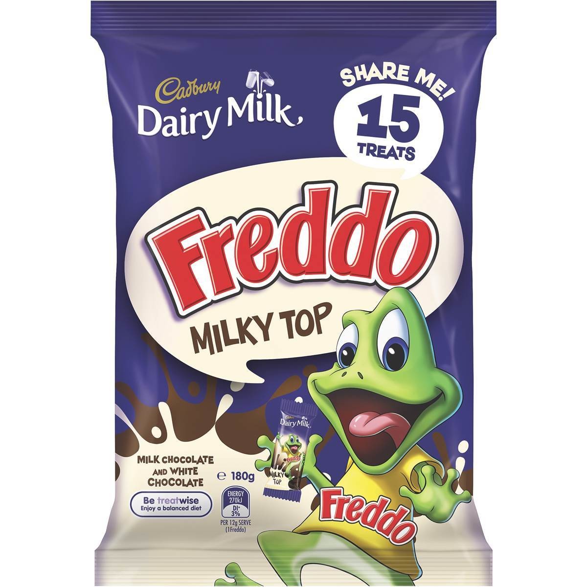 Cadbury Milky Top Freddo Sharepack 12pk 144g