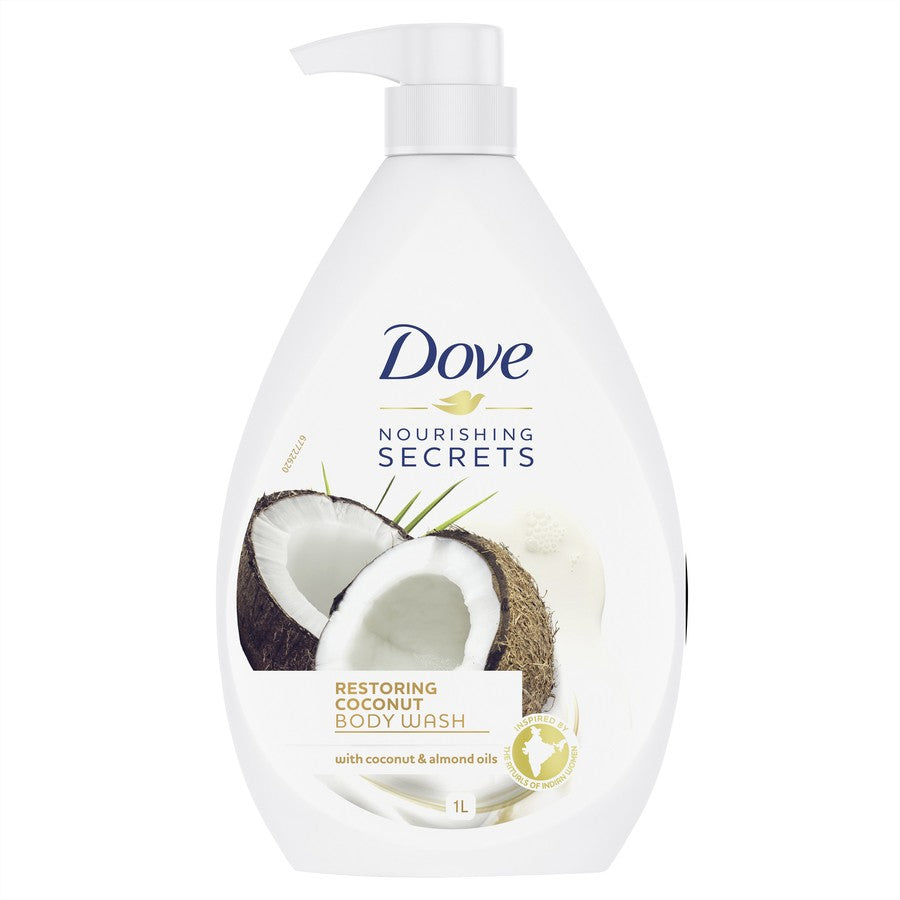 Dove Restoring Body Wash with Coconut & Almond Oil 1L