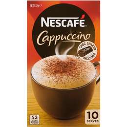 Nescafe Coffee Sachets Cappuccino 10pk