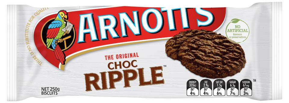 Arnotts Chocolate Ripple Biscuits 250g
