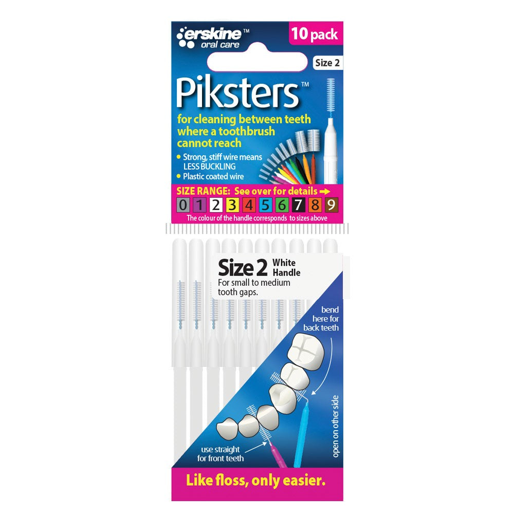 Piksters Interdental Brushes size 2 10pack