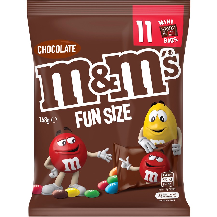 M&Ms Milk Chocolate Party Share Bag 11pk