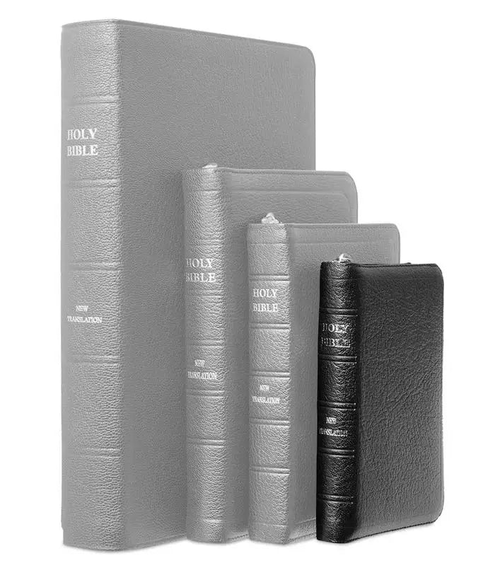 JN Darby Pocket Bible with Zip and Maps in Bonded Leather
