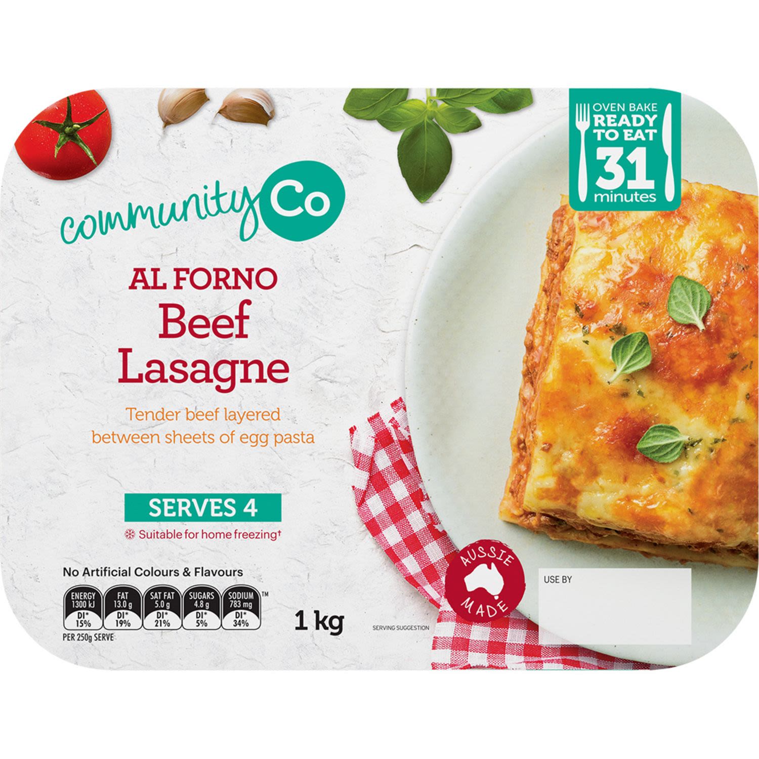 Community Co Al Forno Beef Lasagna 1kg
