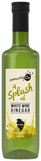 Community Co White Wine Vinegar 500ml