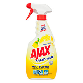 Ajax Spray n Wipe Multi Purpose Lemon Citrus 500ml
