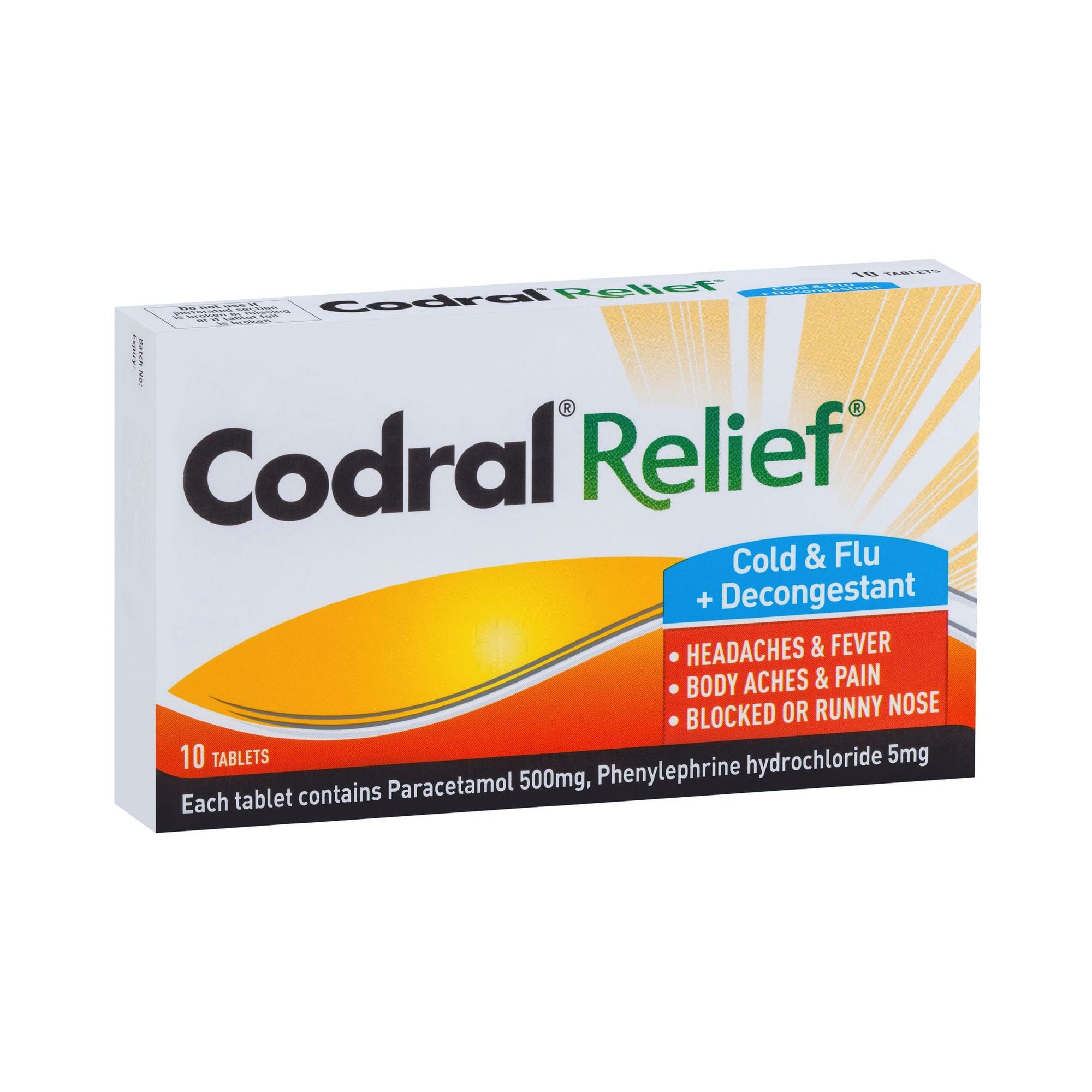Codral Relief Cold n Flu 10pk