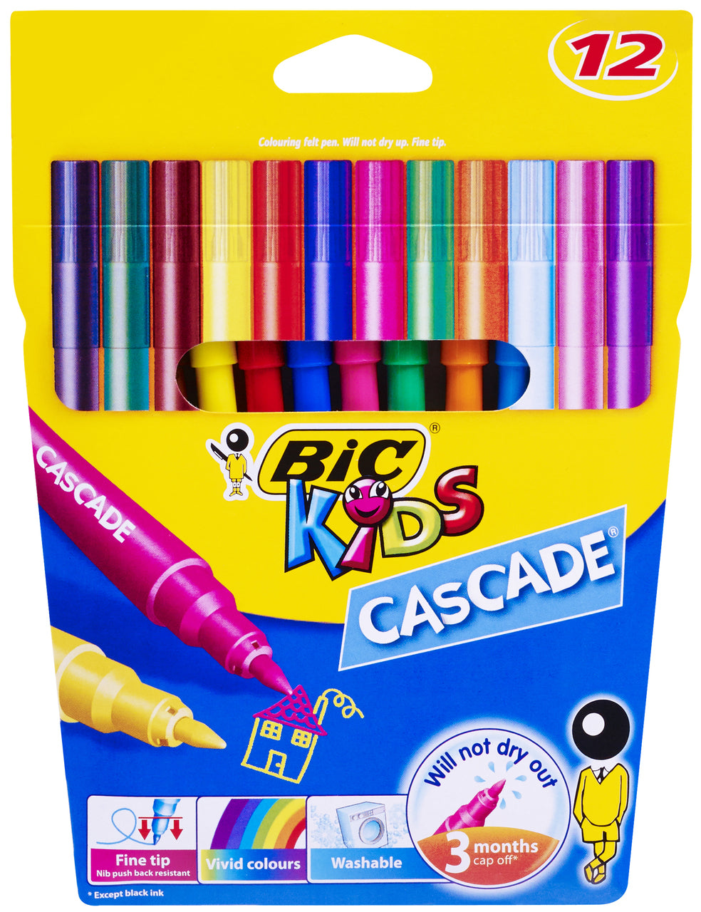 Bic Kids Cascade Markers 12 pk