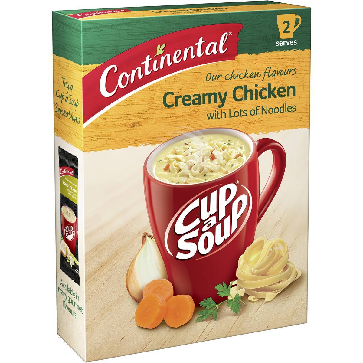 Continental Cup a Soup Creamy Chicken with Lots of Noodles