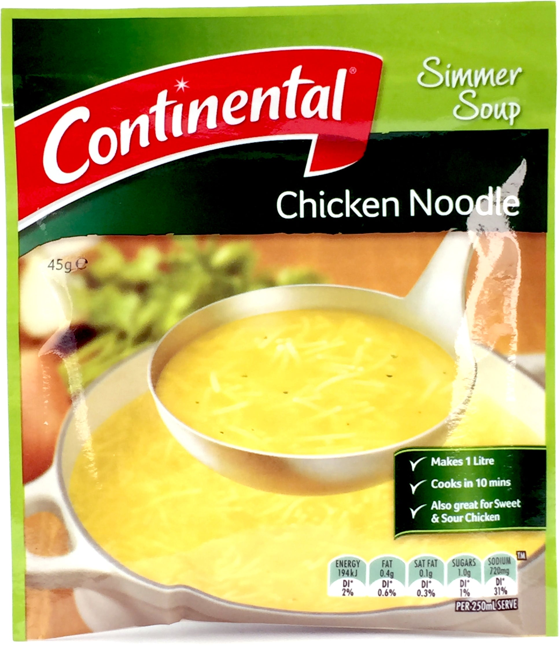 Continental Chicken Noodle Soup Mix - 45g