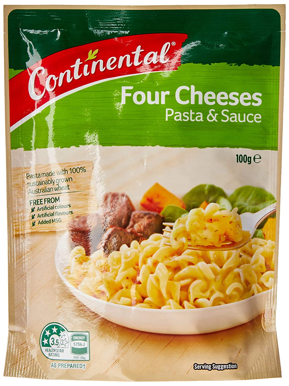 Continental Four Cheeses Pasta 100g