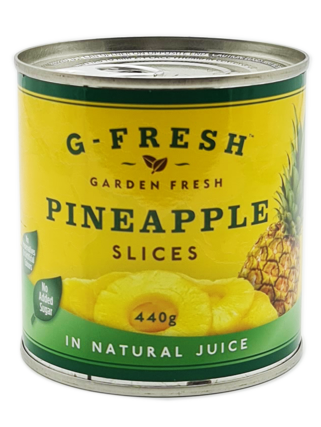 G Fresh Pineapple Slices in Natural Juice 440g
