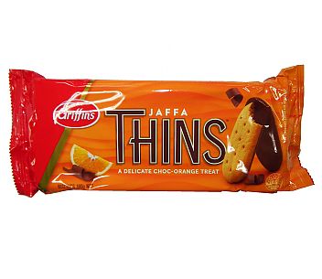Griffin's Jaffa Thins Biscuit 180g