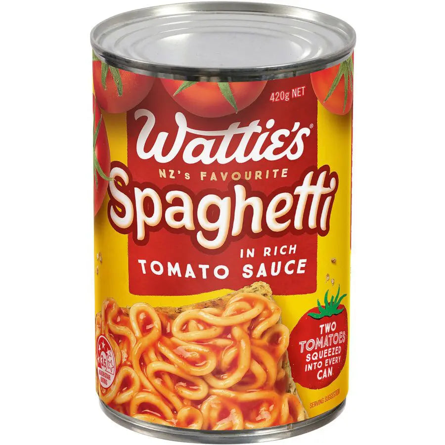 Watties Spaghetti in Rich Tomato Sauce 420g