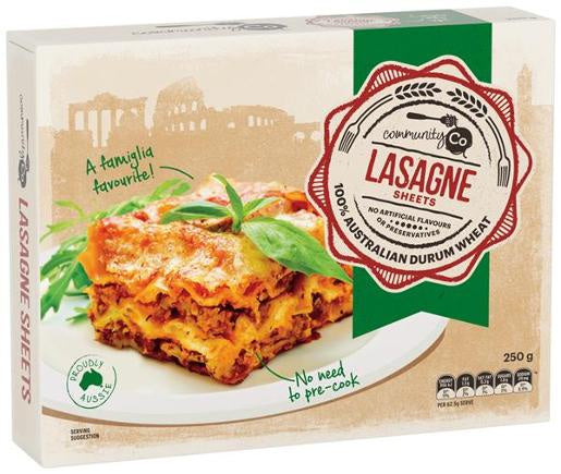 Community Co Lasagne Sheets #100  250g