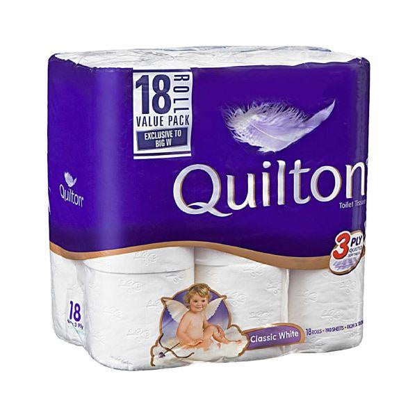 Quilton 3ply Toilet Paper 18pk