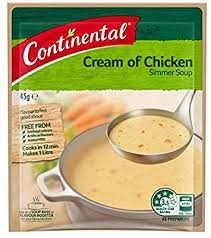 Continental Simmer Soup Cream of Chicken  45g