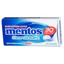 Mentos Clean Breath Peppermint 35g