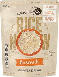 Community Co Basmati Microwave Rice 250g