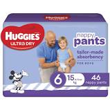 Huggies Nappy Pants Junior Boys Over 15 kg Size 6 24pk