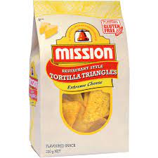 Mission Corn Chip Extreme Cheese 230gm