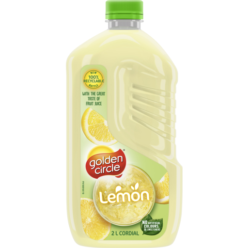 Golden Circle Lemon Cordial 2L