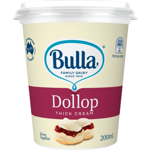 Bulla Dollop Thick Cream 200ml