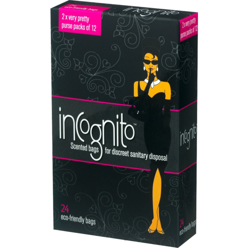 Incognito Scented Bags 24/pack