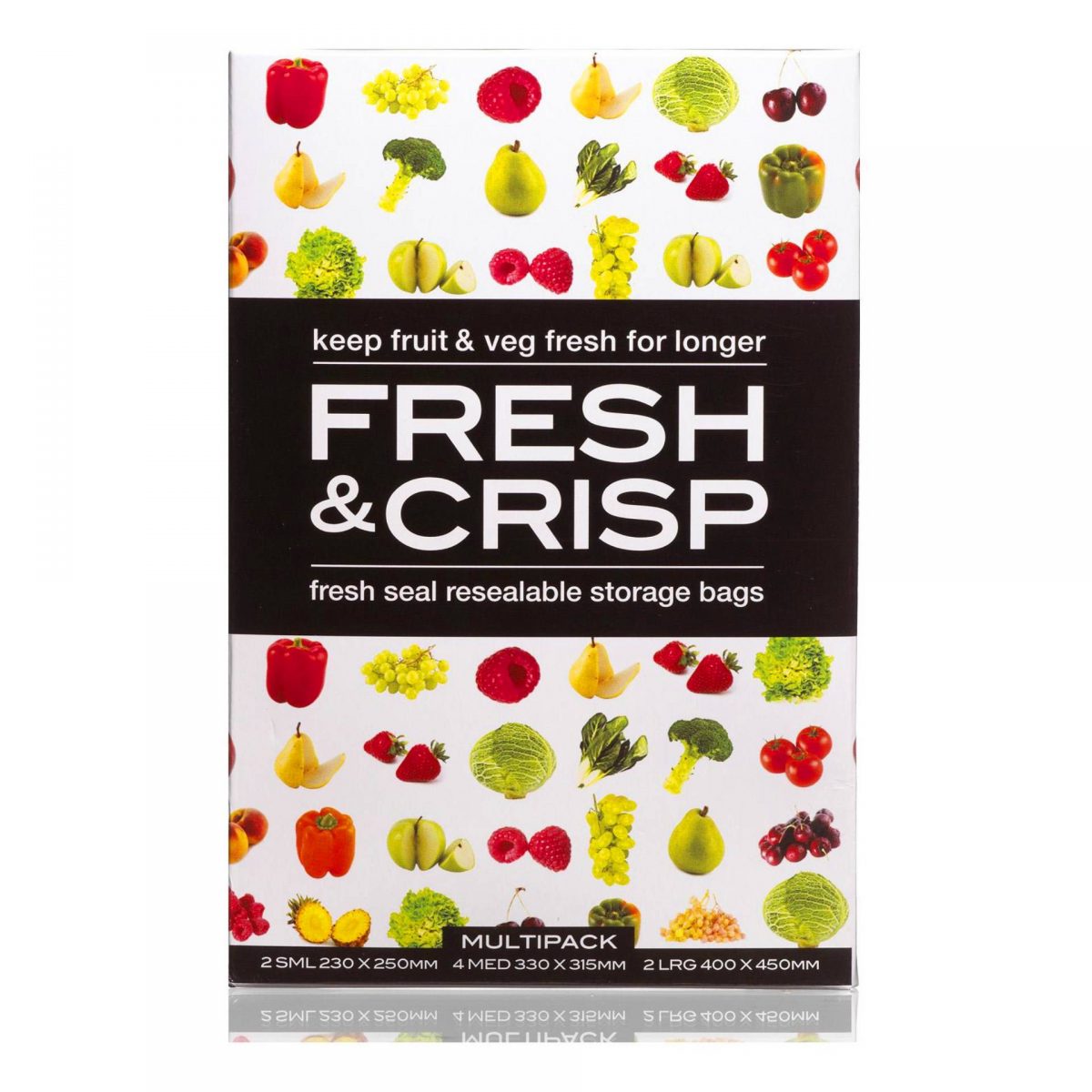 Fresh & Crisp Vegetable Storage Bags Multipack 8 Pk