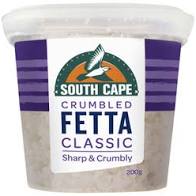 South Cape Crumbled Fetta 200g