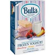 Bulla Frozen Yoghurt Strawberry Mango - 8 pack 472g