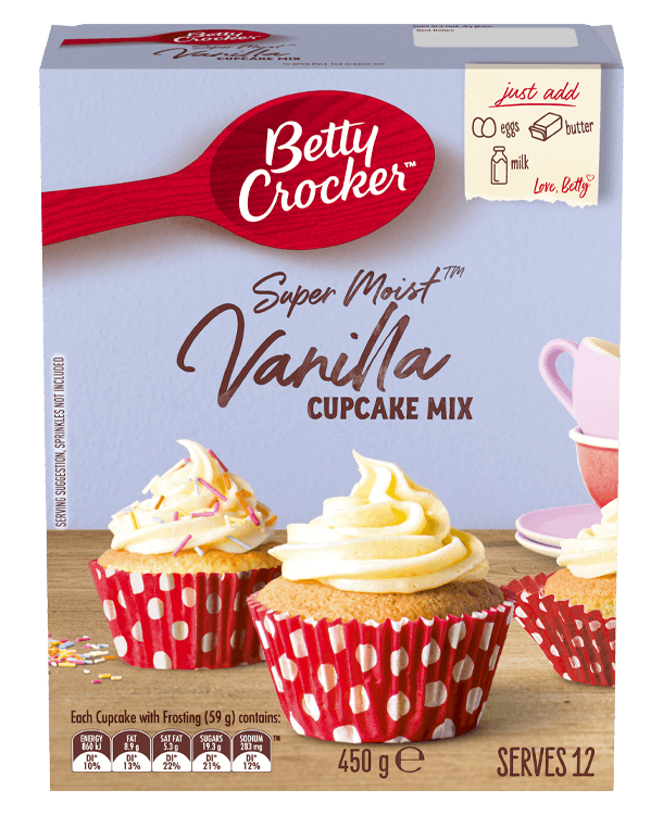 Betty Crocker Vanilla Cupcake Mix 450g