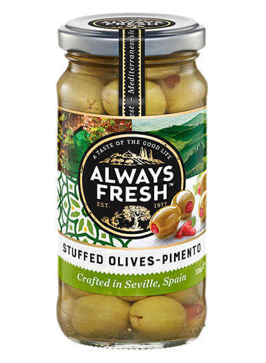 Always Fresh Pimento Stuffed Olives 450g