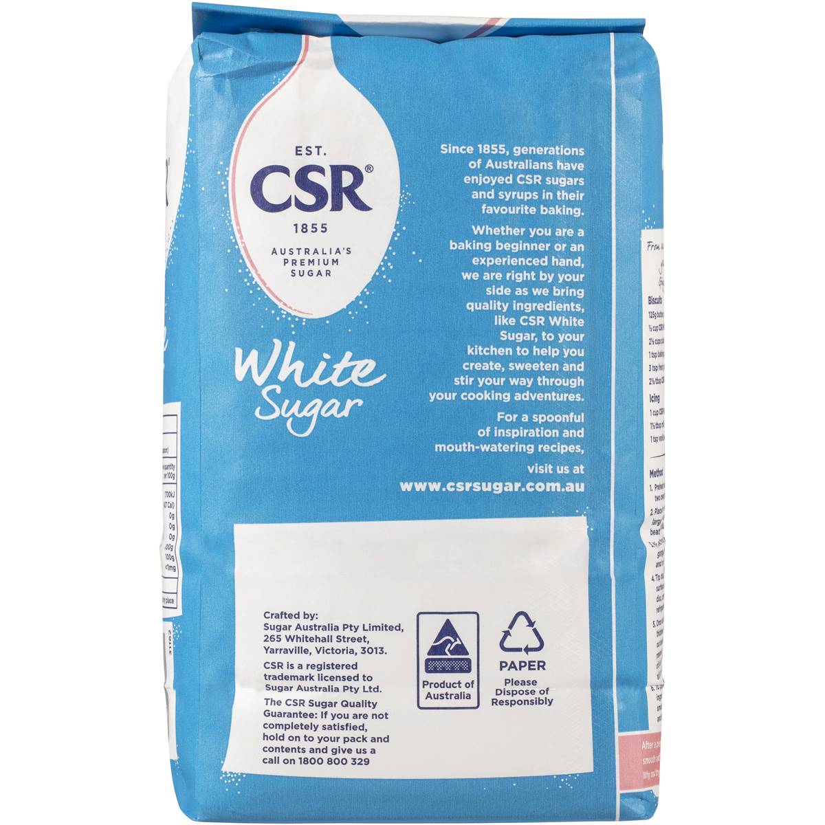 CSR White Sugar 2kg