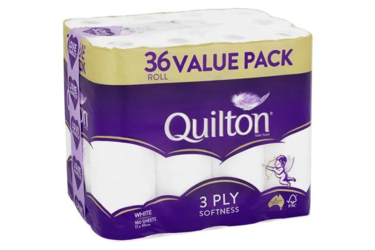 Quilton  3Ply White 36 Pk