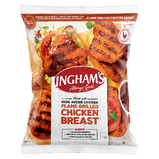 Ingham Flame Grilled Chicken Breast 1kg