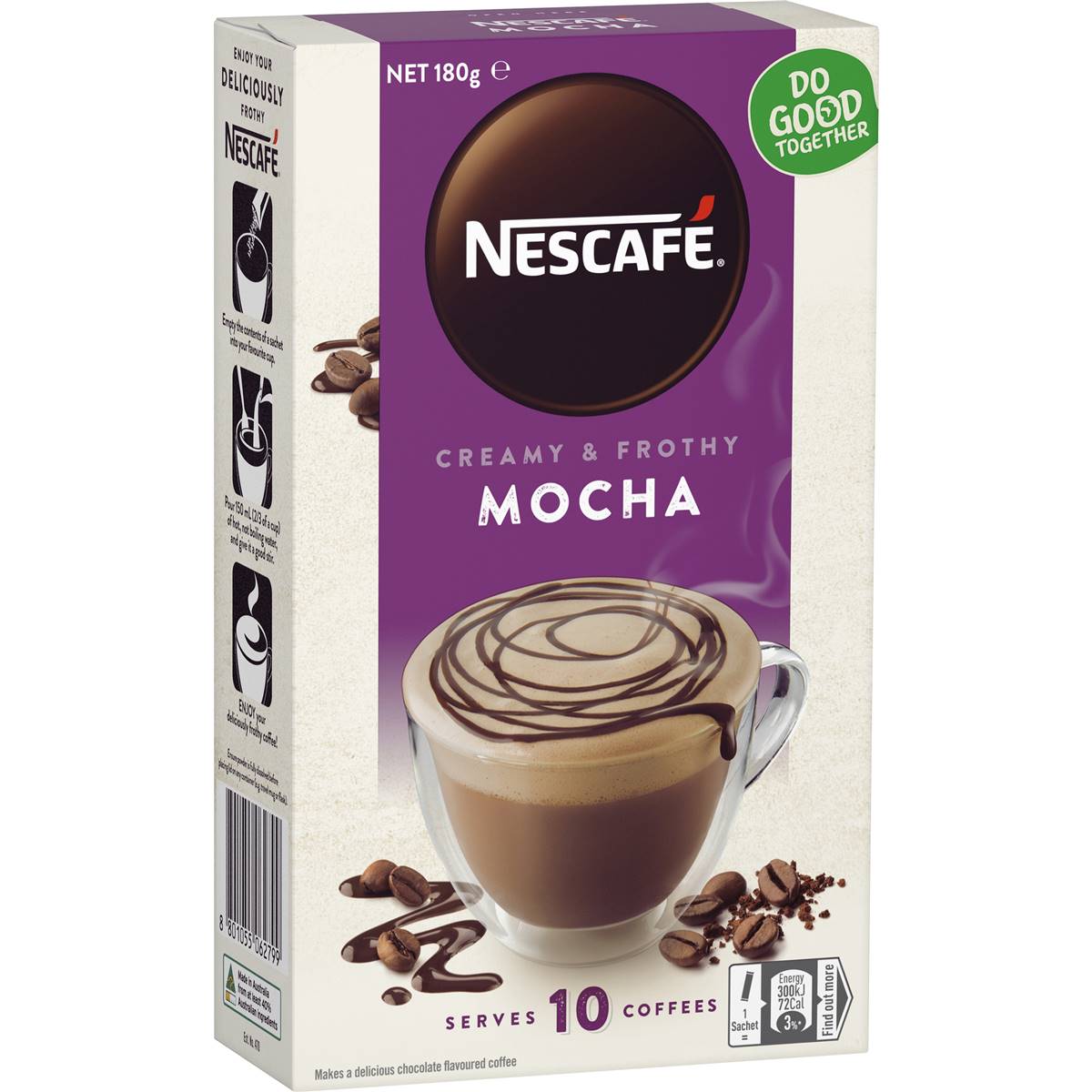Nescafe Coffee Sachets Mocha 10pk