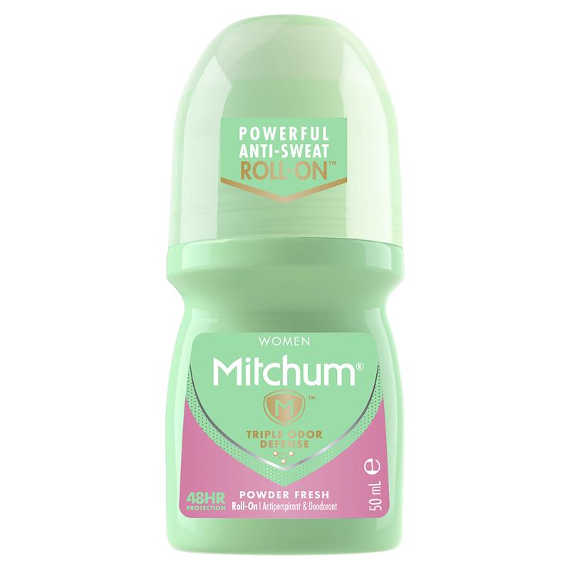 Mitchum Deodorant Roll On Women Powder Fresh 50ml